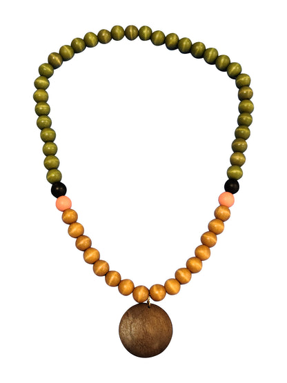 Wood Bead Necklace