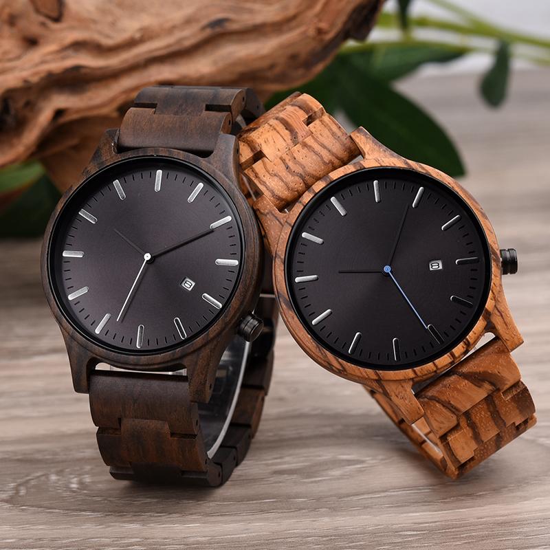 Men's Premium Wood Watch with Wood Band